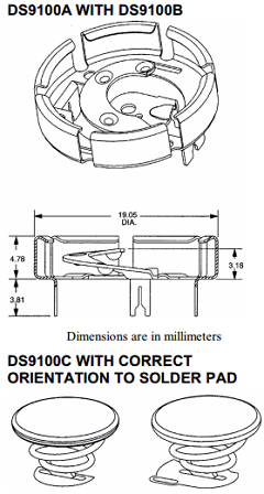 DS9100 Datasheet PDF Dallas Semiconductor -> Maxim Integrated