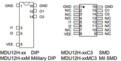 MDU12H-10MC3 Datasheet PDF Data Delay Devices