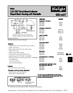550-3107 Datasheet PDF Dialight Corporation