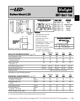 597-3111-102 Datasheet PDF Dialight Corporation