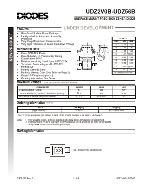 UDZ10B-7 Datasheet PDF Diodes Incorporated.