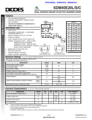 SDM40E20LC-7_REV8-2 Datasheet PDF Diodes Incorporated.