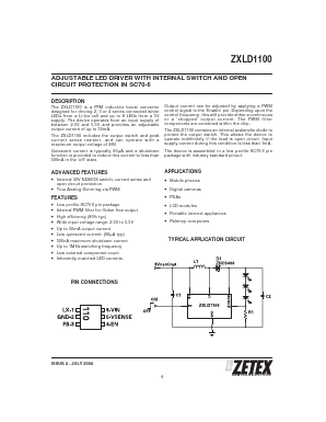 ZXLD1100H6TC Datasheet PDF Diodes Incorporated.