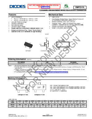 DMP2215L-7 Datasheet PDF Diodes Incorporated.