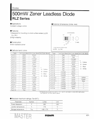RLZTE-114.3B Datasheet PDF Diodes Incorporated.