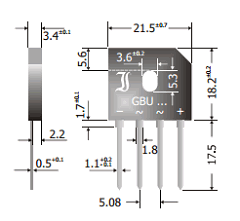 GBU8KD Datasheet PDF Diotec Semiconductor Germany 