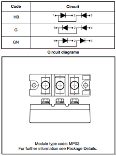 MP02XX130-20 Datasheet PDF Dynex Semiconductor