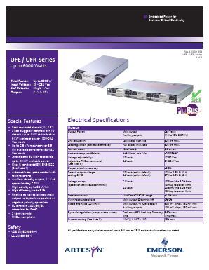 UFE2000-9 Datasheet PDF Emerson Network Power