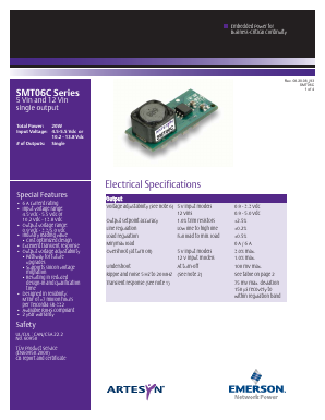 SMT06C Datasheet PDF Emerson Network Power