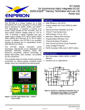 EV1340QI-E Datasheet PDF Enpirion, Inc.