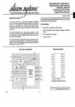 SSI32R122 Datasheet PDF ETC