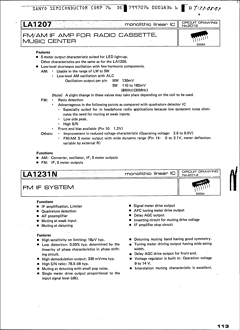 LA1231N Datasheet PDF ETC