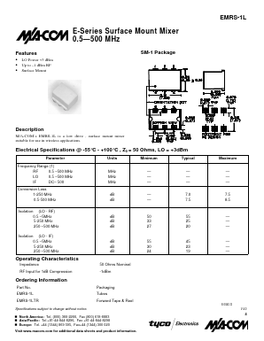 EMRS-1L Datasheet PDF ETC