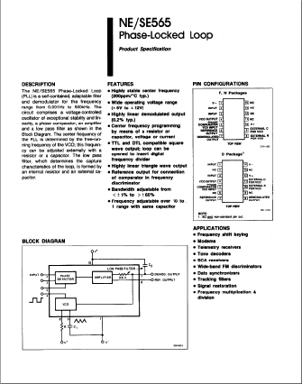 NE565D Datasheet PDF ETC