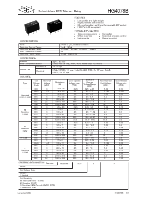 HG4078B Datasheet PDF ETC