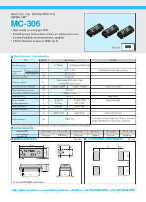 MC-306 Datasheet PDF ETC