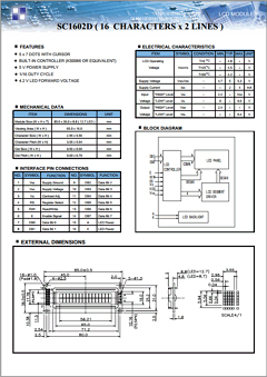 SC1602D Datasheet PDF ETC
