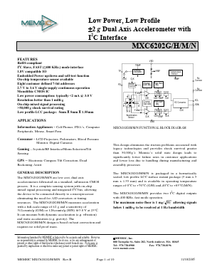 MXC6202M Datasheet PDF ETC