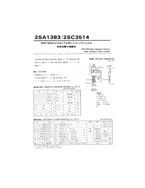 2SA1383 Datasheet PDF ETC