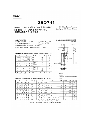 2SD741 Datasheet PDF ETC
