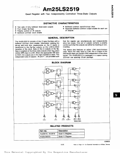 AM25LS2519DMB Datasheet PDF ETC