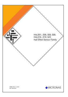 HAL501E Datasheet PDF ETC