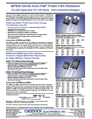MP820-2.50-1 Datasheet PDF ETC