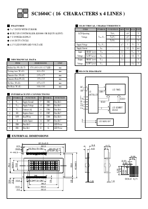 SC1604C Datasheet PDF ETC