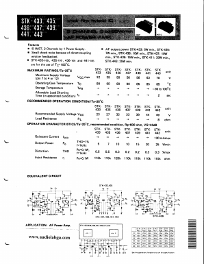 STK443-XXX Datasheet PDF ETC