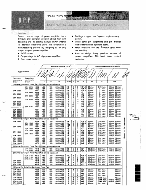 STK105011 Datasheet PDF ETC