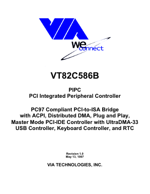 VT82C586B Datasheet PDF ETC