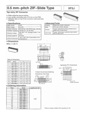 XF2J-2624-11A Datasheet PDF ETC