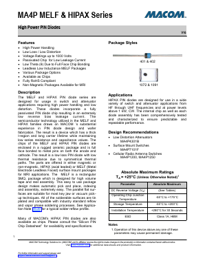 MA4P7006B-401T Datasheet PDF ETC