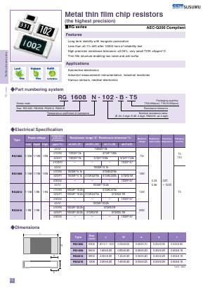RG1005R-102-W-T5 Datasheet PDF ETC