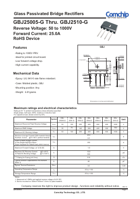 GBJ2501-G-04 Datasheet PDF ETC