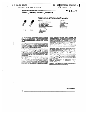 2N6027 Datasheet PDF ETC