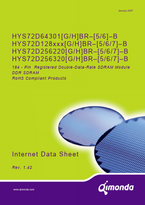 HYS72D128300GBR-7-B Datasheet PDF ETC