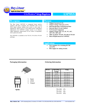 LM7805D Datasheet PDF ETC