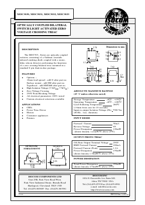 MOC3032 Datasheet PDF ETC