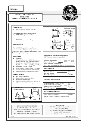 MOC8100 Datasheet PDF ETC