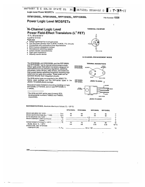RFM15N05 Datasheet PDF ETC