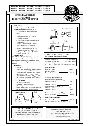 SFH601-2 Datasheet PDF ETC