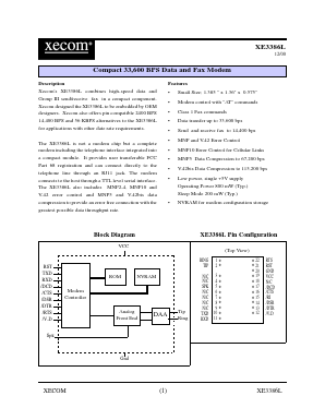 XE3386L Datasheet PDF ETC
