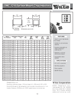 SMC1210-R15M Datasheet PDF ETC