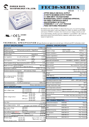 FEC30-24D12 Datasheet PDF ETC