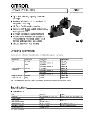 G8P-1APDC5 Datasheet PDF ETC