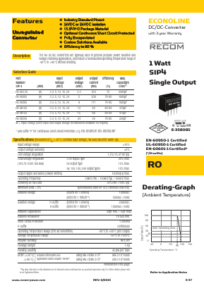 RO-0512S/HP Datasheet PDF ETC
