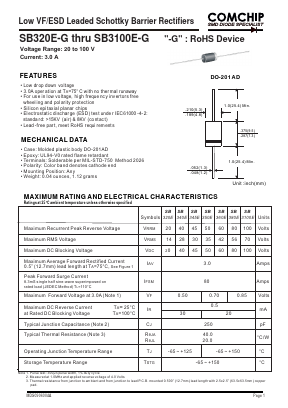 SB320E-G Datasheet PDF ETC