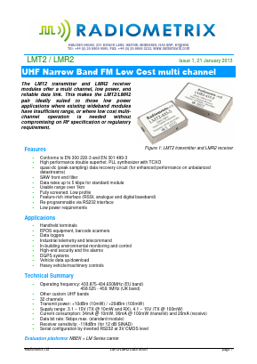 LMT2-433-10 Datasheet PDF ETC
