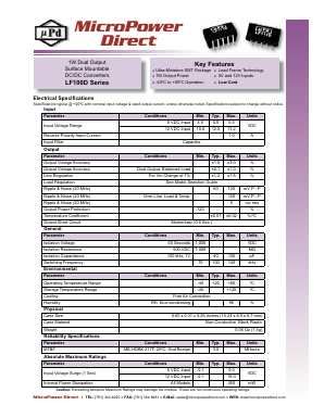 LF101D Datasheet PDF ETC